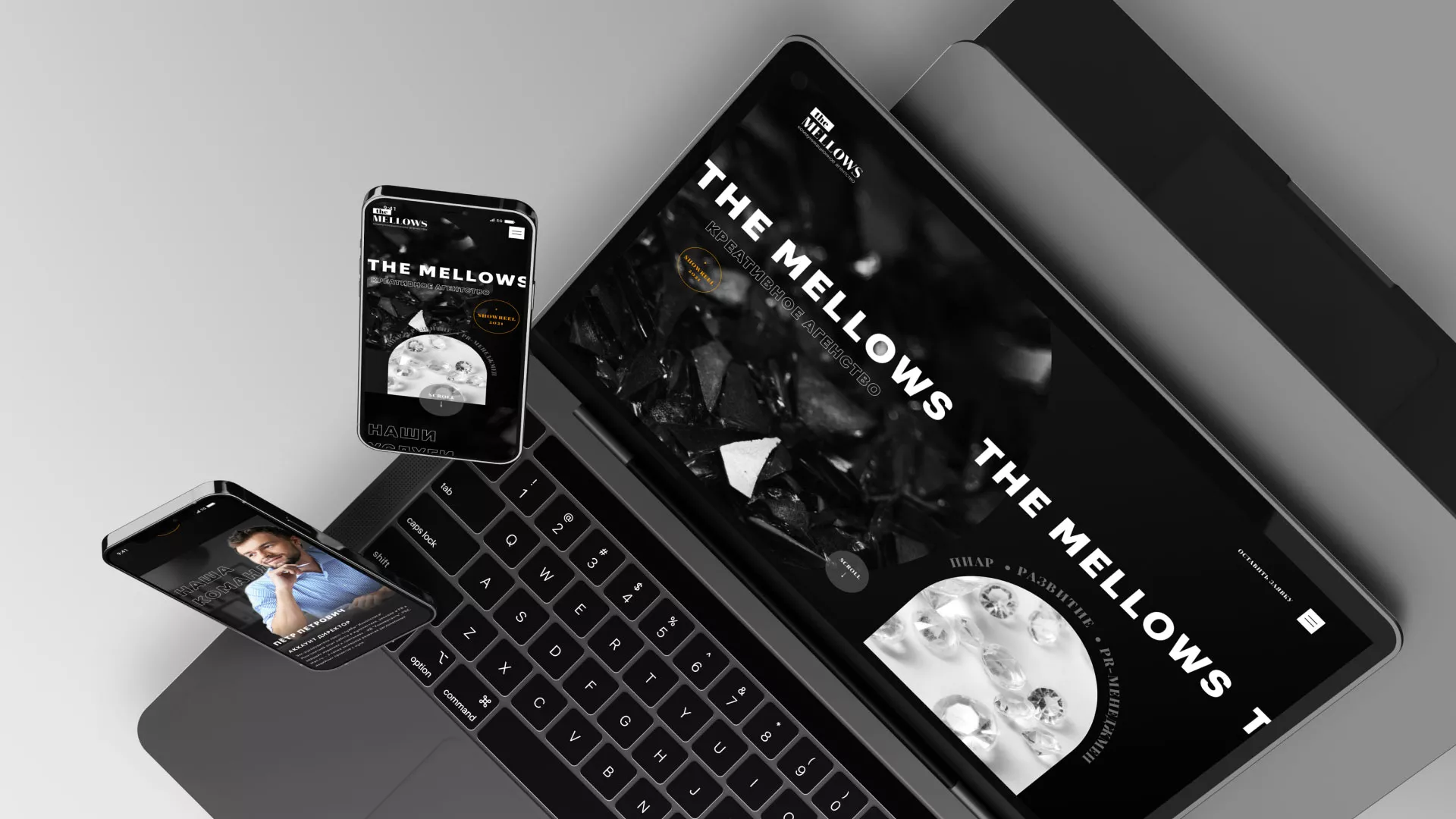 Разработка сайта креативного агентства «The Mellows» в Тобольске
