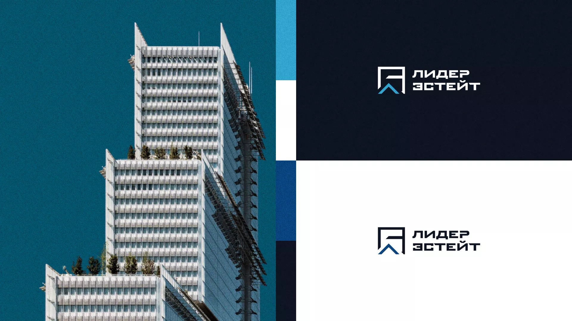 Разработка логотипа агентства недвижимости «Лидер Эстейт» в Тобольске