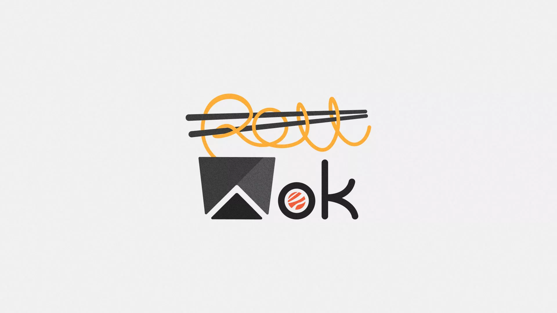Разработка логотипа в Тобольске для суши-бара «Roll Wok Club» Разработка логотипа в Тобольске для суши-бара «Roll Wok Club»